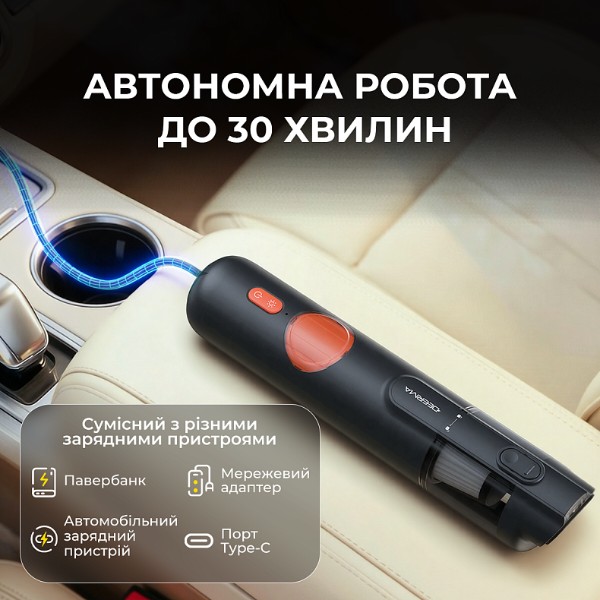 Фото - Автомобільний пилосос Deerma XC01